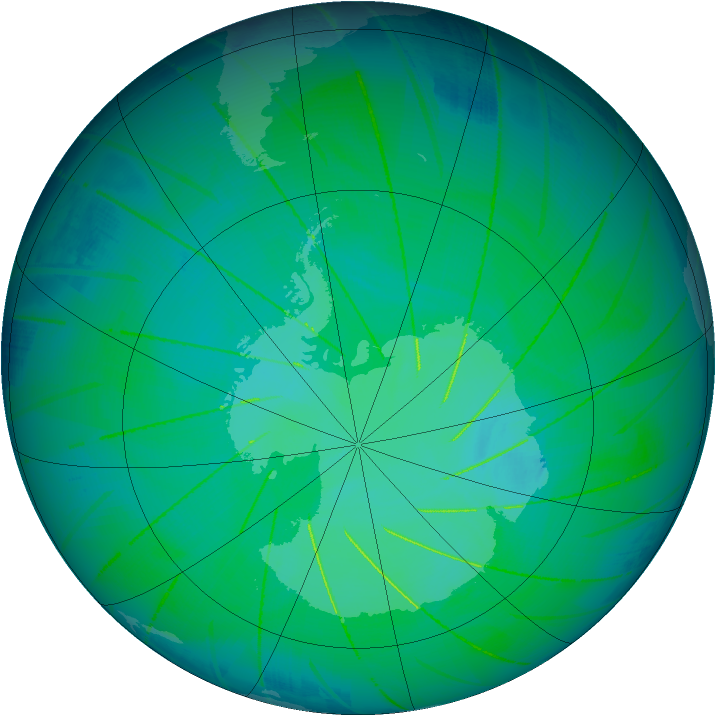 Ozone Map 2009-12-30